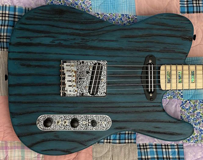 Tealycaster Body Front
