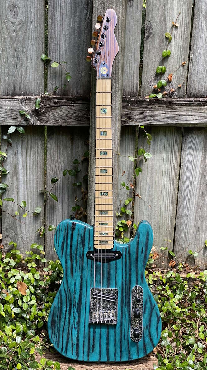 Tealycaster Full Front Outdoors