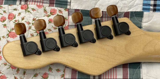 Tealycaster Headstock Back