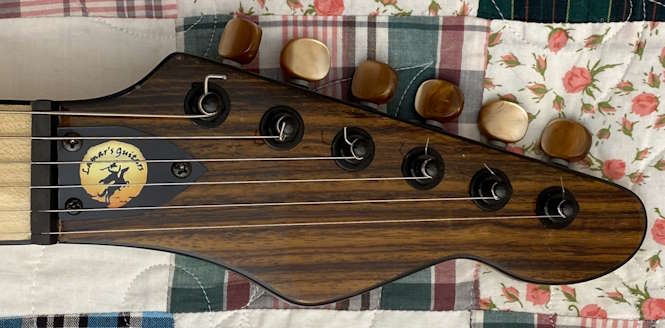 Tealycaster Headstock Front